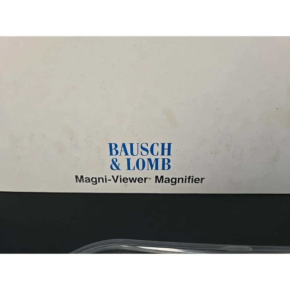 Baush And Lomb Magnifier 2x Acrylic Light Weight Break Resistant Needlepoint USA